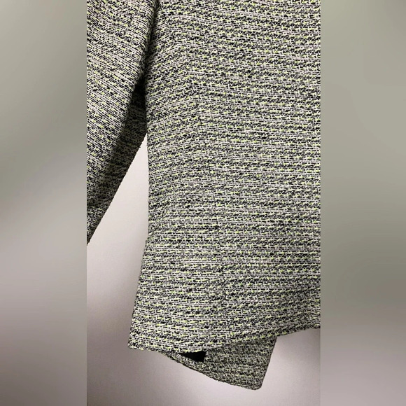 NWOT Topshop Green and Black Tweed Blazer Size 4 - Picture 7 of 9